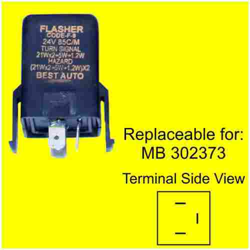 Flasher for Eicher Canter Vehicles 12 Volt - MB 302373, 901011
