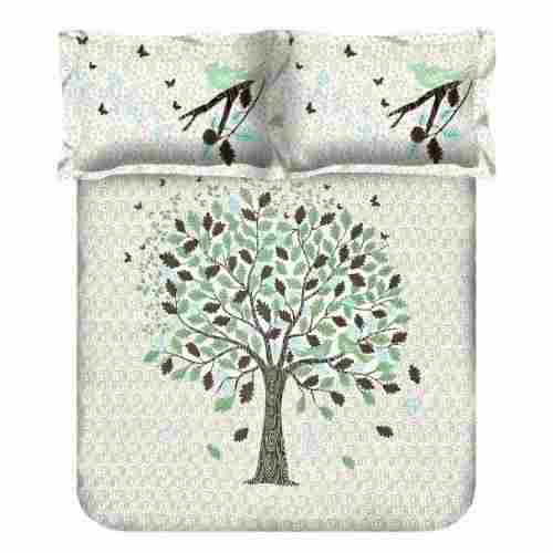 Block Print Cotton Double Bed Sheet With Pillow Cover