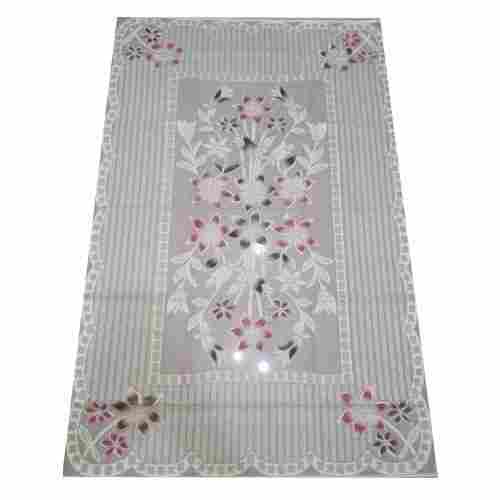 White Printed Polyester Table Cover