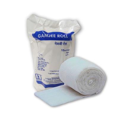 White Cotton Gamjee Roll