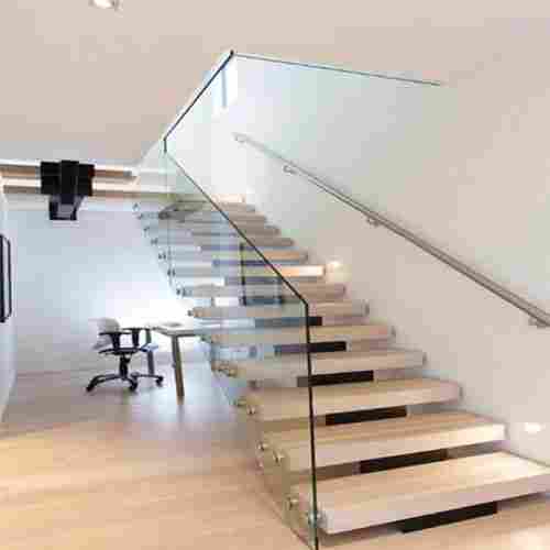 Aluminum Alloy Brown Stairs Modern Staircase Outdoor