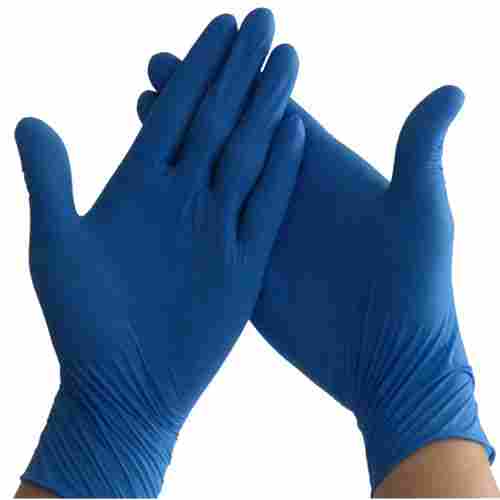 Disposable Safety Powder-Free Nitrile Gloves, Natural Latex Medical Examination Disposable Nitrile Gloves