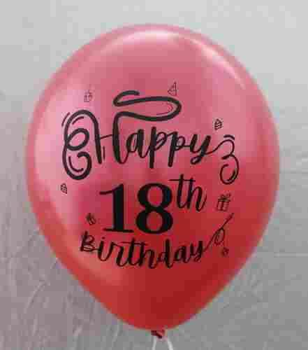 Happy 18th Birthday Party Decor Balloons