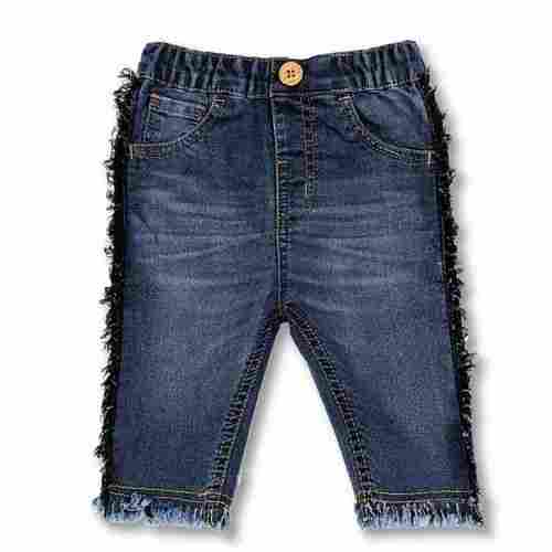 Denim Elasticated Jeans Capri