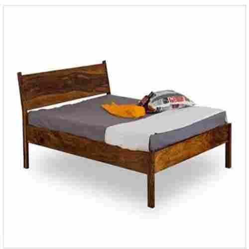 Modular Brown Wooden Bed