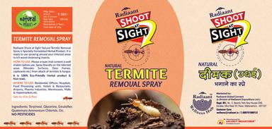 Radiaant Shoot At Sight Natural Termite Removal Spray Application: Pest Control