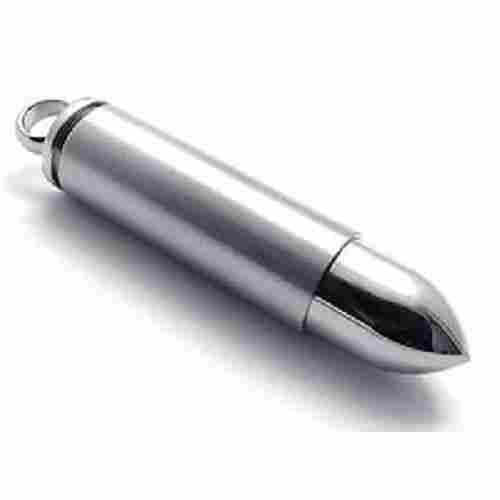 Polished Mens Bullet Pendant