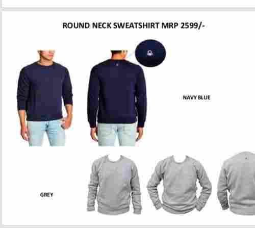 Round Neck Mens Sweatshirt