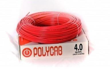 Red Polycab 4 Sqmm Electrical Insulated Wires
