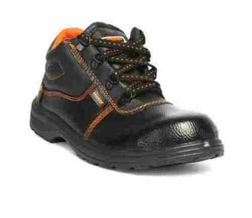 Industrial Leather Black Safety Shoes