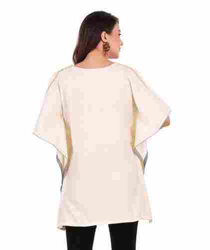 Ladies Casual Wear Embroidery Poncho Tops