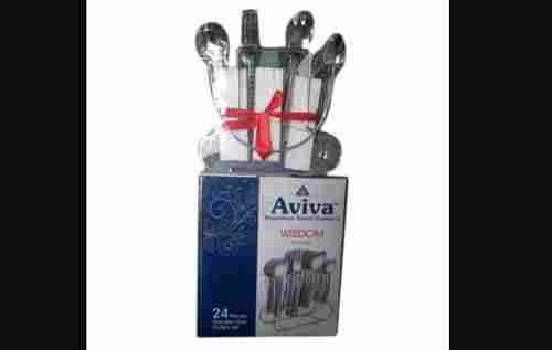 24 Pieces Stainless Steel Cutlery Set