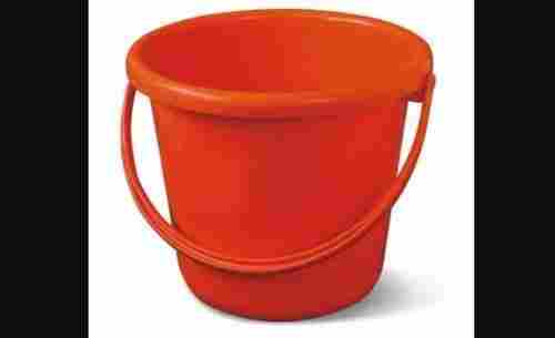 Orange Color Household Plastic Handle Bucket