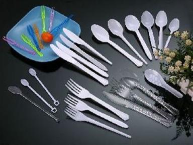 White Eco Friendly Plastic Cutlery