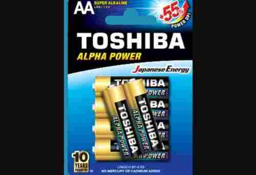 Toshiba Alpha Power AA Alkaline Battery Pack
