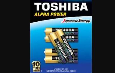 Toshiba Alpha Power Aaa Alkaline Battery Pack Nominal Voltage: 1.5 Volt (V)