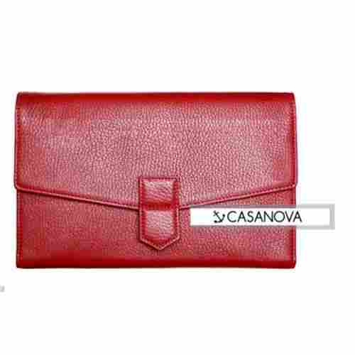 Red Ladies Leather Wallets