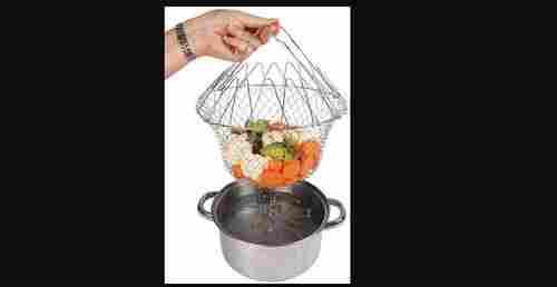 Stainless Steel Deep Frying Chef Basket