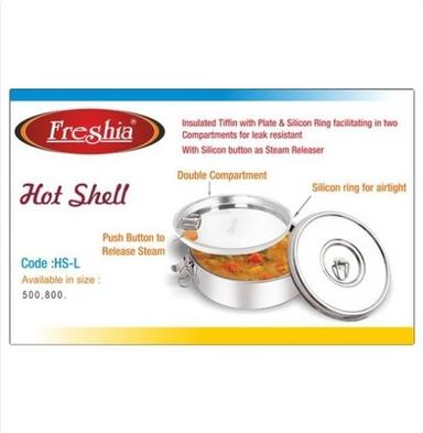 Chrome Ss Insulated Hot Pot With Plate