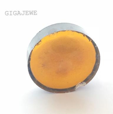 Synthetic Moissanite Sic Crystal Golden Color Ingot Rough Gemstone