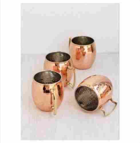 Hammered Copper Mule Mug with Inner Nickle Anode