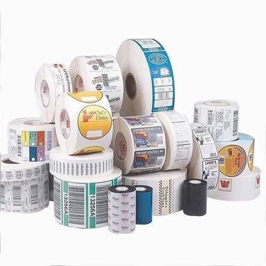 Multicolor Barcode Stickers And Labels