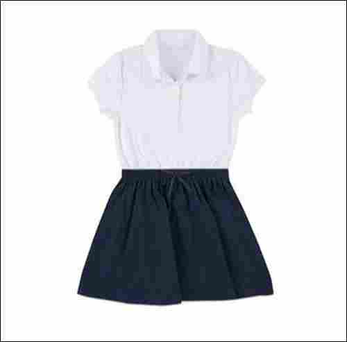 Girls Summer Plain School Uniform