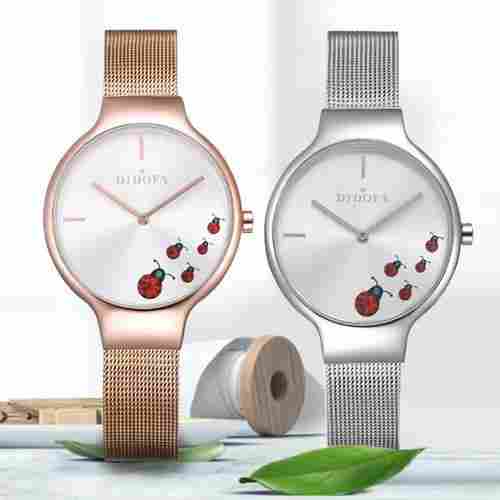 Round Dial Forest Watch For Girls