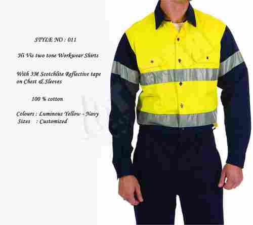 High Visibility Two Tone Workwear Shirt