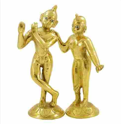 Radha Krishna Brass Idol