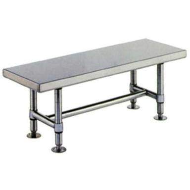 Durable Stainless Steel Solid Cleanroom Gowning Bench