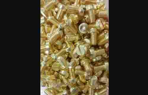 Round Brass Cheese Head Screws