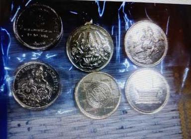 Silver Round Shaped Copper Coins
