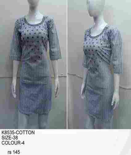 Formal Wear Cotton Kurti K8535