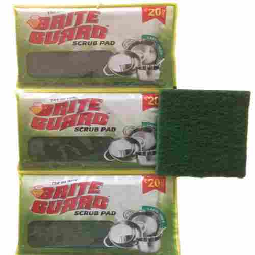 Brite Guard Polyester & Polyester Blend Scrub Pad 15x10 Cms green - 400 Pcs