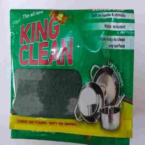King Clean Nylon Scrub Pad 7.5x10 Cms green - 720 Pcs