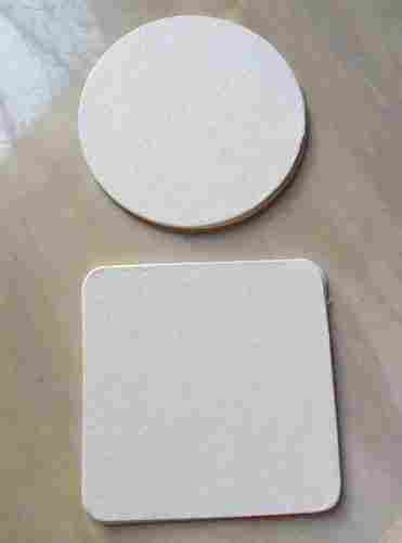 White Pulp Paper Coaster