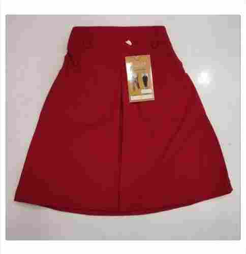 Girls Plain School Skirt