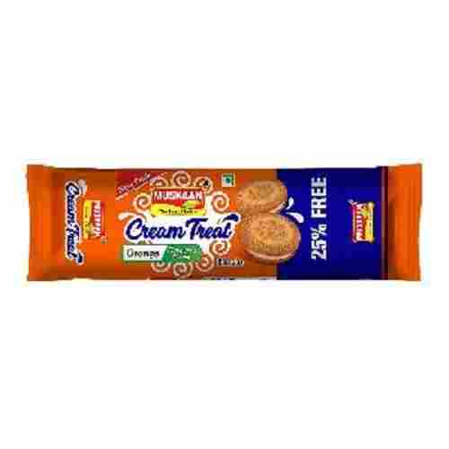 Sweet Orange Cream Biscuits
