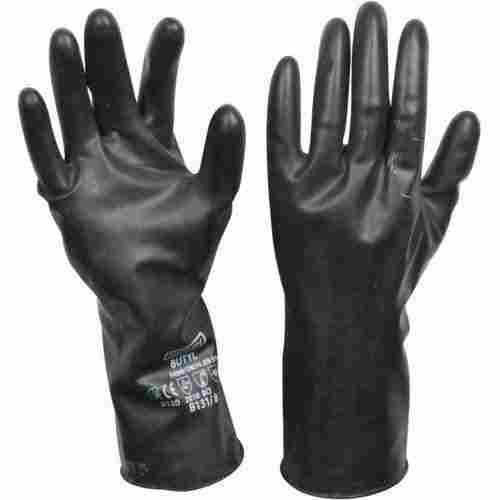 Black Butyl Hand Gloves