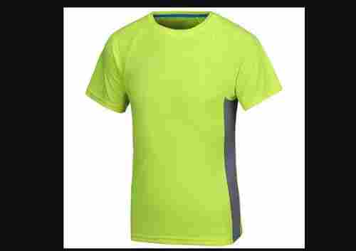 Mens Polyester Round Collar T-Shirts