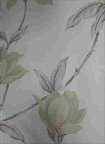2mm Floral Print PVC Wallpaper