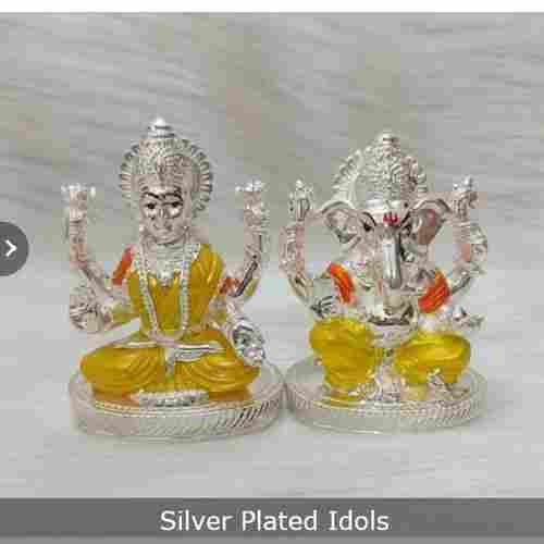 Silver Plated Laxmi Ganesh Idols