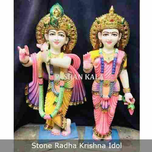 Stone Radha Krishna Idol