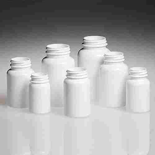 White HDPE Pharmaceutical Bottle