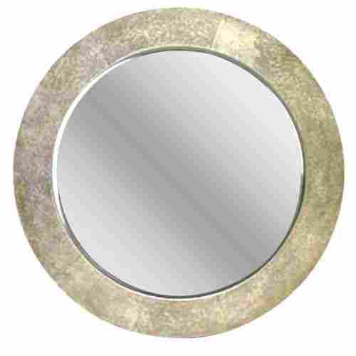 Silver Round Mirror Frame