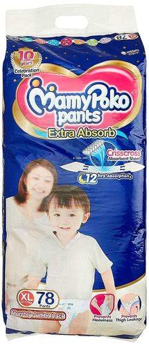 White Extra Absorb Mamy Poko Pants