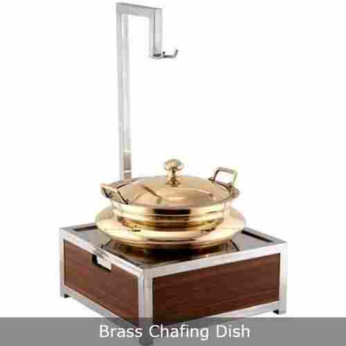 Round Shape Brass Chafing Dish