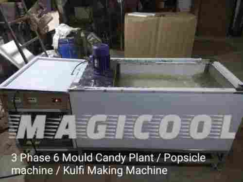 Semi Automatic Grade 6 Mould Popsicle Machine for Kulfi, Chocobar, Lolly Candy