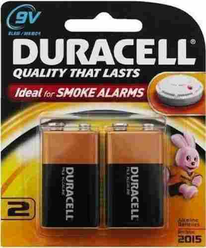 Duracell Smoke Alarm 9V Alkaline Batteries
